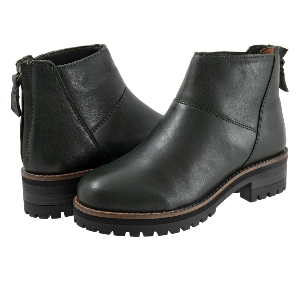 SOFTWALK, WOMENS, ELMHURST, DARK GREEN, 10.5, W (D)